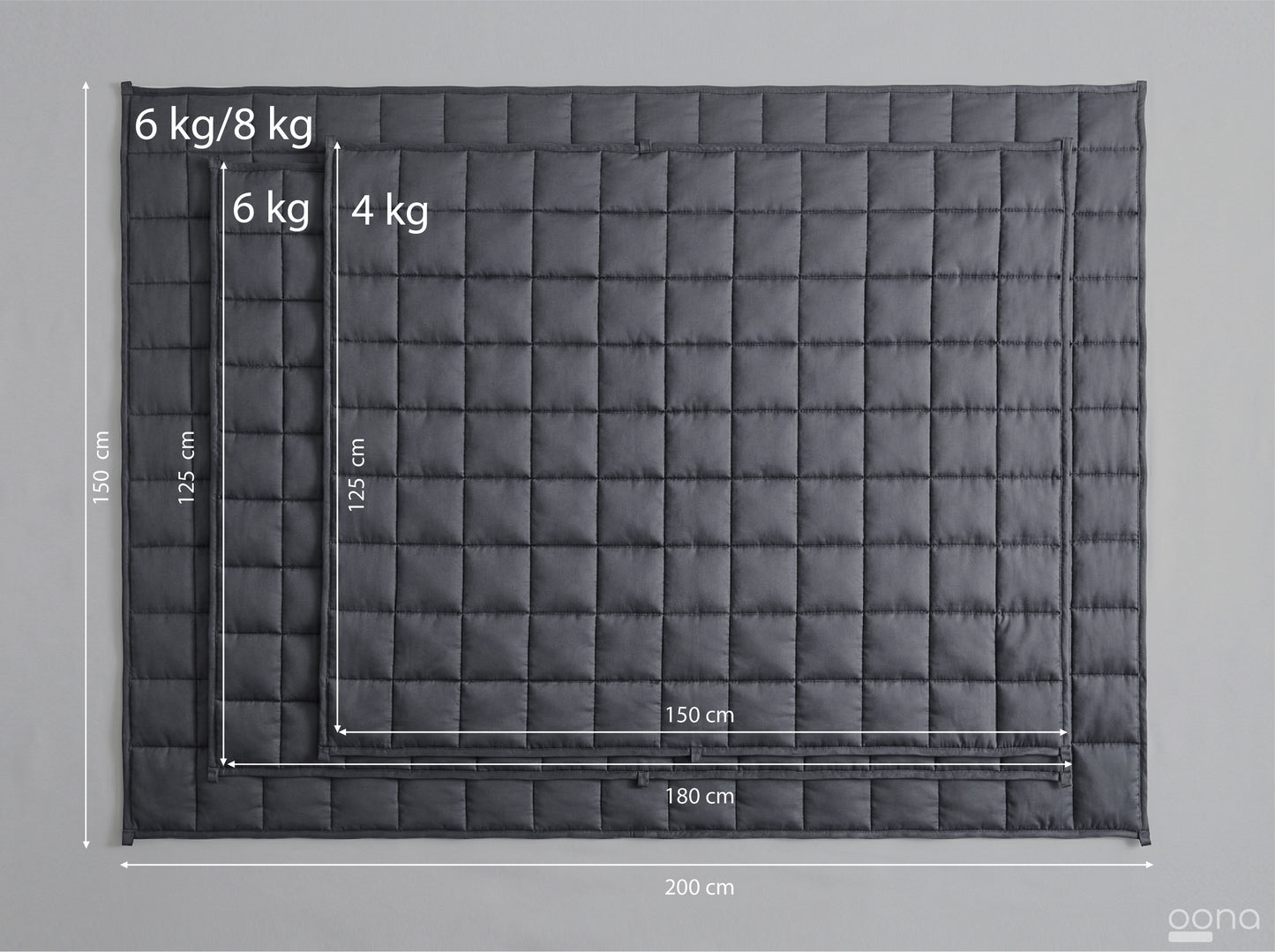Couverture lestée OONA® – Le poids du calme